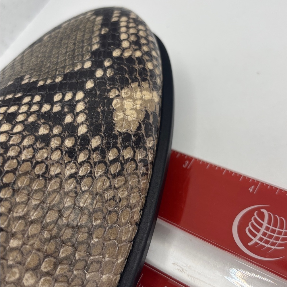 Ecco Python Snakeskin Leather Ankle Boots Gray & … - image 8